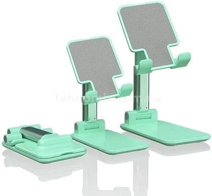 Подставка для телефона FOLDING DESKTOP PHONE STAND, зелёная