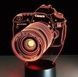 Настільний світильник New Idea 3D Desk Lamp Фотоапарат
