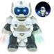 Робот интерактивный танцующий светящийся Rotating Robot Желтый