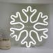 Сніжинка декоративна LED 25см Холодний Білий