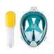 Маска для снорклінгу повнолицева Easybreath Зелена L/XL