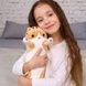 Мягкая игрушка-подушка Кот Батон обнимашка 50см Коричневый