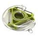 Универсальная овощерезка трехсторонняя для нарезки соломкой Rotary multifunctional peeler Зеленая