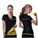 Футболка женская для похудения 2XL Hot Shapers Черная