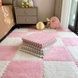Коврик-пазл плюшевый 30&times;30см 10шт/уп floor mat AND 5579 Розовый