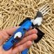 Нож карманный многофункциональный мультитул походный A-109 Black/Blue Голубой