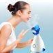 Сауна паровая для лица с ингалятором Facial iconic steamer phyopus Белая с голубым