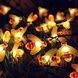Гирлянда уличная Пчелки 5м 20LED 2V от сети 220V Теплый свет