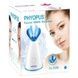 Сауна паровая для лица с ингалятором Facial iconic steamer phyopus Белая с голубым