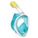 Маска для снорклінгу повнолицева Easybreath Зелена L/XL