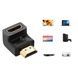 Адаптер UGREEN HDMI 4K Adapter Male to Female Up-angled