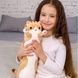 Мягкая игрушка-подушка Кот Батон обнимашка 50см Коричневый