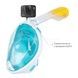 Маска для снорклінгу повнолицева Easybreath Зелена L/XL