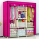 Складаний тканинний шафа Storage Wardrobe 88130 Рожевий