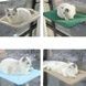 Лежанка для кішок на вікно з присосками Window Mounted Cat Bed Зелена