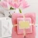 Набір рушників 2шт 145*80см та 75*35см Towel blanket 521-2415 Рожевий