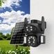 Камера відеоспостереження із сонячною панеллю AND VQ06-4G 4G solar camera app380 Чорна