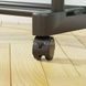 Стійка для одягу підлогова металева на коліщатках Loft Rack Чорна