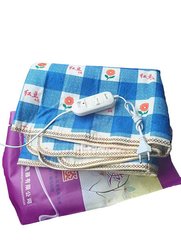 Простынь электрическая с сумкой Electric Blanket 150х120см (две полосы и цветы)