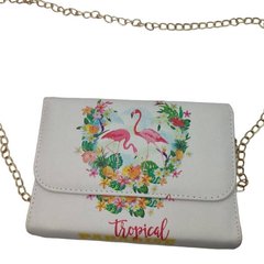 Клатч-сумка Фламинго Белый