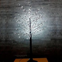 Нічник Дерево 108LED 1,2 м, чорний стовбур, Білий колір