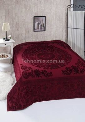 Простирадло Belizza Odessa bordo 200х220см Велюр