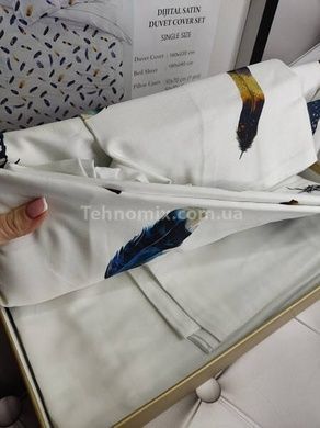 Постільна білизна Dijital Belizza Feather Сатин Бавовна Євро розмір