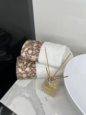Полотенца подарочные Belizza BLZ Versace Махра набор 2 шт