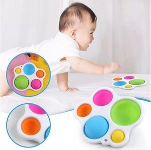 Сенсорная игрушка Pop It Fat Brain Toys Simple Dimple