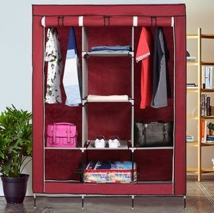 Складаний тканинний шафа Storage Wardrobe 88130 Червоний