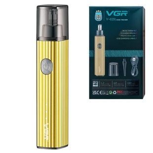 Тример акумуляторний для носа VGR V-629 GOLD Жовтий