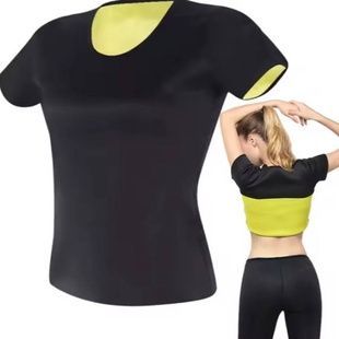 Футболка женская для похудения 3XL Hot Shapers Черная