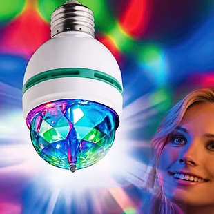 Світлодіодна обертаючася лампа LED Mini Party Light Lamp