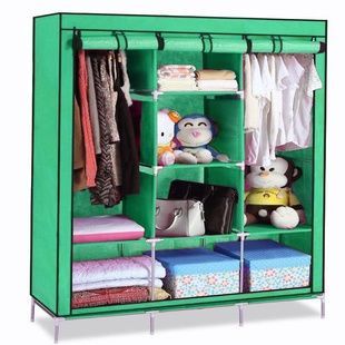 Складаний тканинний шафа Storage Wardrobe 88130 Зелений