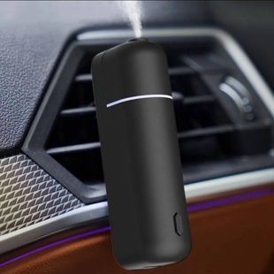 Автомобільний дифузор електронний + 6 ароматів в комплекті Ultrasonic Car Aroma Diffuser Чорний