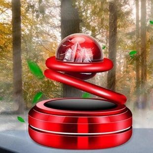 Ароматизатор автомобільний Планета на сонячній батареї Червоний