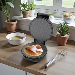 Вафельниця електрична з антипригарним покриттям Sandwich machine R.2223 RAF Чорна