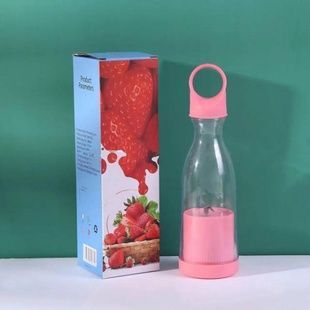 Портативний блендер MINI JUICER міні блендер для смузі Рожевий