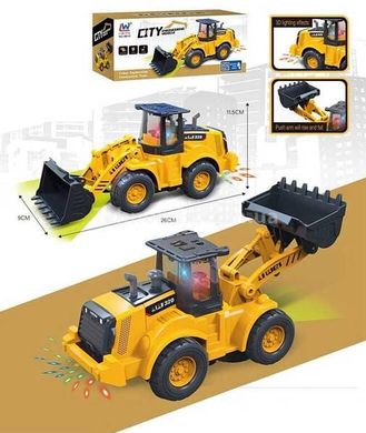 Іграшка Трактор з дискошаром та звуком Жовтий