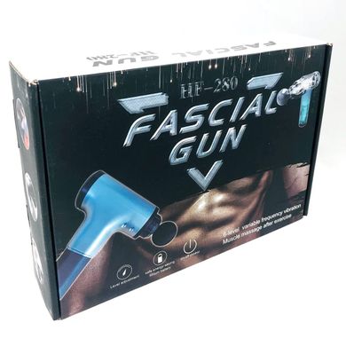 М'язовий масажер Fascial Gun HF-280 Чорний