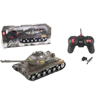 Танк на радиоуправлении со звуком на батарейках Tank Radio Control Коричневый