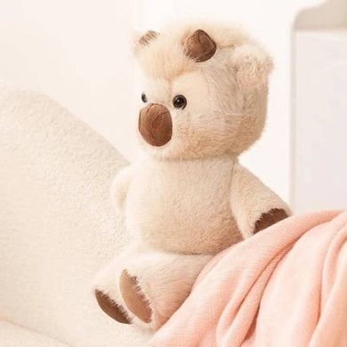 Игрушка мягкая Коровка Highland Cow Бежевая