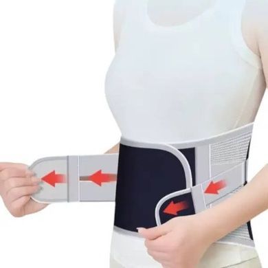 Корсет ортопедичний Belt 1094 Сірий із чорним M
