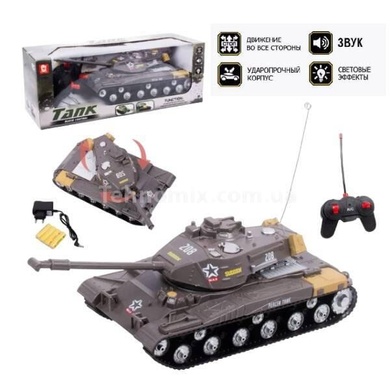 Танк на радиоуправлении со звуком на батарейках Tank Radio Control Коричневый