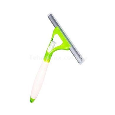 Щетка для мытья окон с пульверизатором (водозгон, стяжка) Economix Cleaning Зеленая