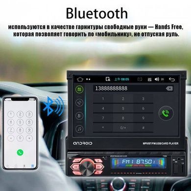 Автомагнитола MP5 7188A 1DIN Android 12 GPS 2/16GB