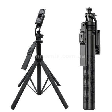 Штатив тренога с держателем для телефона поворотная С18 Selfie stick Черный