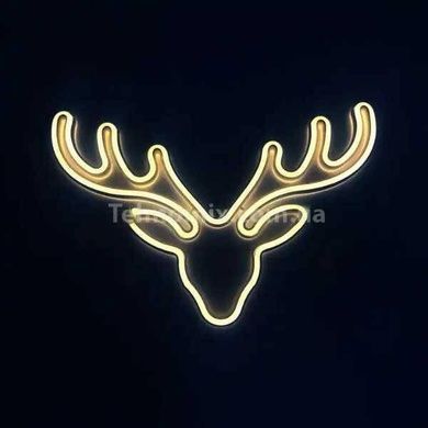 Фігура декоративна Олень LED 25 см Жовтий