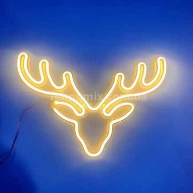 Фігура декоративна Олень LED 25 см Жовтий