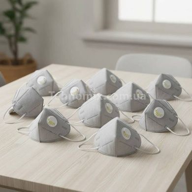 Набір захисних респіраторів з клапаном 10шт MASK KN95 Білі